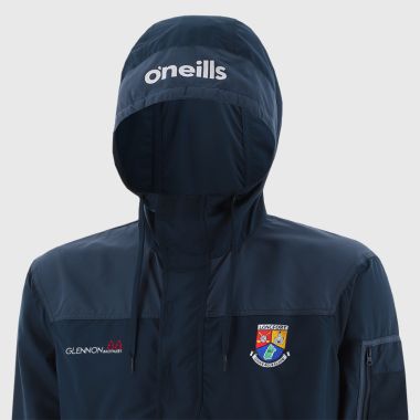 O&#039;Neills Longford GAA Men&#039;s Drifter Half Zip Hooded Windbreaker Marine