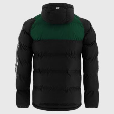O&#039;Neills Kildare GAA Kids&#039; Dynamo Hooded Padded Jacket Black / Bottle / White