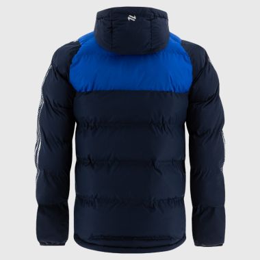 O&#039;Neills Cavan GAA Men&#039;s Dynamo Hooded Padded Jacket Marine / Royal / White