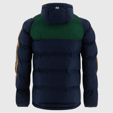 O&#039;Neills Offaly GAA Men&#039;s Dynamo Hooded Padded Jacket Marine / Bottle / Amber