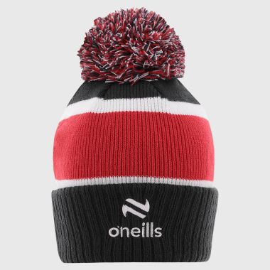 O&#039;Neills Down GAA Dynamo Bobble Hat Black / Red / White