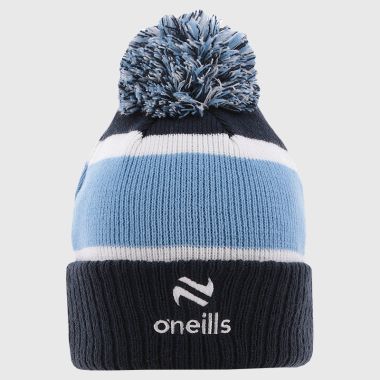 O&#039;Neills Dublin GAA Kids&#039; Dynamo Bobble Hat Marine / Sky / White