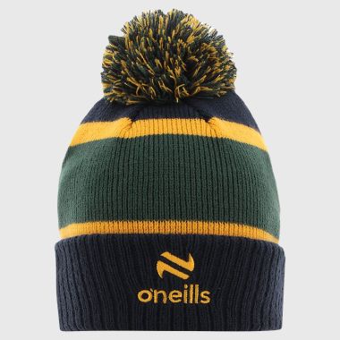 O&#039;Neills Kerry GAA Kids&#039; Dynamo Bobble Hat Marine / Bottle / Amber
