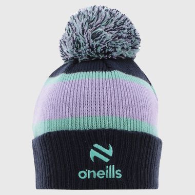 O&#039;Neills Tipperary GAA Dynamo Bobble Hat Marine / Purple / Green