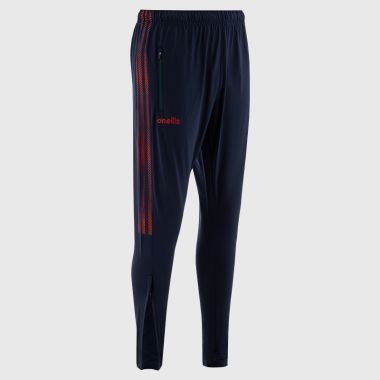 O&#039;Neills Mayo GAA Kids&#039; Dynamo Brushed Skinny Tracksuit Bottoms Marine / Red / Bottle