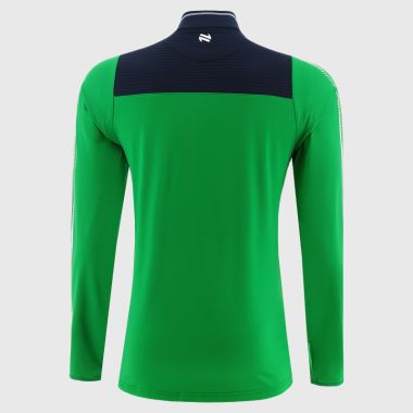 O&#039;Neills Limerick GAA Kids&#039; Dynamo Brushed Half Zip Top Green / Marine / White