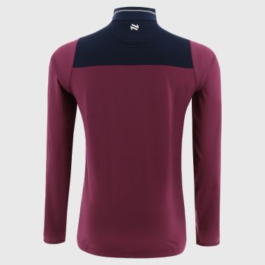 O&#039;Neills Galway GAA Men&#039;s Dynamo Brushed Half Zip Top Maroon / Marine / White