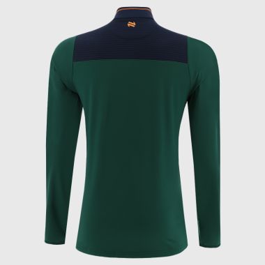 O&#039;Neills Kerry GAA Kids&#039; Dynamo Brushed Half Zip Top Bottle / Marine / Amber