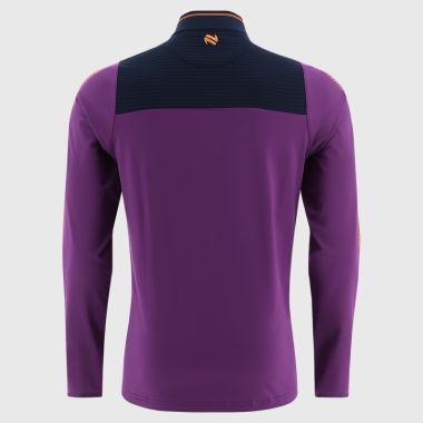 O&#039;Neills Wexford GAA Men&#039;s Dynamo Brushed Half Zip Top Purple / Marine / Amber