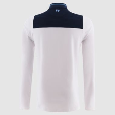 O&#039;Neills Dublin GAA Men&#039;s Dynamo Brushed Half Zip Top White / Marine / Sky