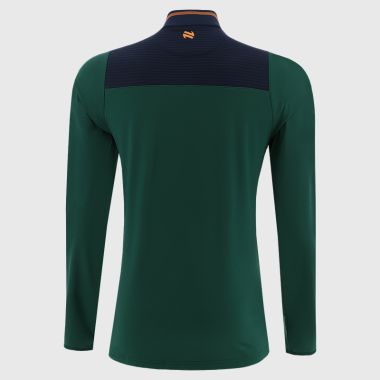 O&#039;Neills Kerry GAA Kids&#039; Dynamo Brushed Half Zip Top Bottle / Marine / Amber
