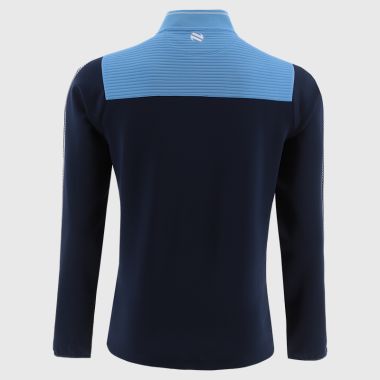O&#039;Neills Dublin GAA Kids&#039; Dynamo Hybrid Half Zip Top Marine / Sky / White