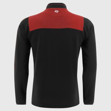 O&#039;Neills Derry GAA Men&#039;s Dynamo Hybrid Half Zip Top Black / Red