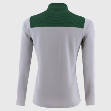 O&#039;Neills Kildare GAA Men&#039;s Dynamo Hybrid Half Zip Top Silver / Bottle / Black