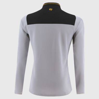 O&#039;Neills Kilkenny GAA Men&#039;s Dynamo Hybrid Half Zip Top Silver / Black / Amber
