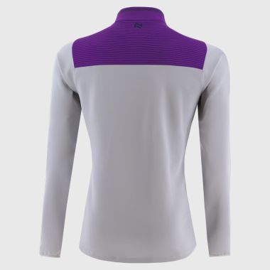 O&#039;Neills Wexford GAA Men&#039;s Dynamo Hybrid Half Zip Top Silver / Purple / Marine
