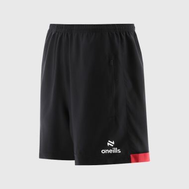 O'Neills Derry City FC Echo Woven Leisure Shorts Black / Red