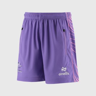 O&#039;Neills Kildare GAA Kids&#039; Electro Training Shorts Purple / Pink / White