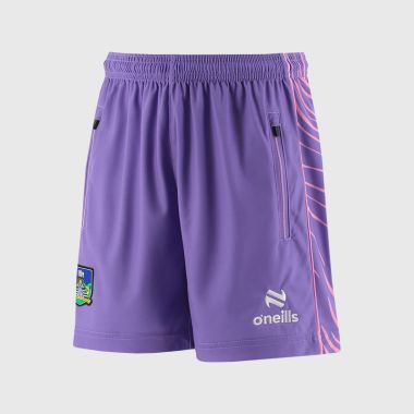 O&#039;Neills Limerick GAA Kids&#039; Electro Training Shorts Purple / Pink / White