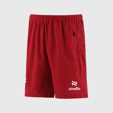 O&#039;Neills Louth GAA Kids&#039; Electro Training Shorts Red / White