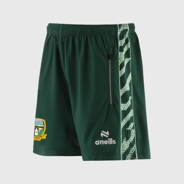 O'Neills Meath GAA Kids' Electro Shorts Bottle / Green / White