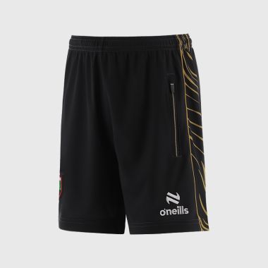 O&#039;Neills Sligo GAA Kids&#039; Electro Training Shorts Black / Gold / White