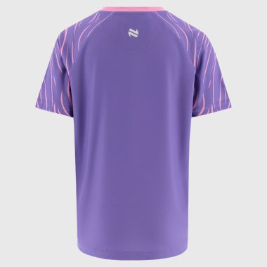 O&#039;Neills Monaghan GAA Kids&#039; Electro T-Shirt Purple / Pink / White