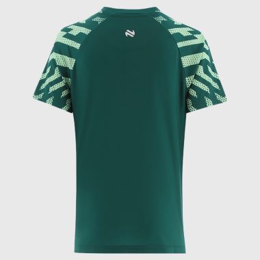 O'Neills Kerry GAA Kids' Electro T-Shirt Bottle / Green / White