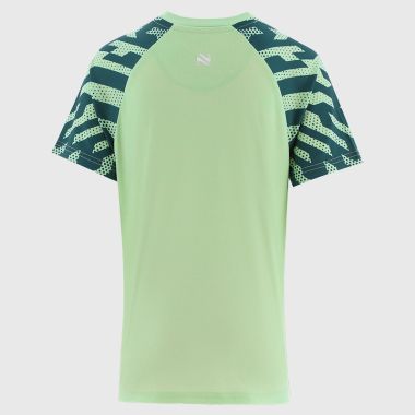 O'Neills Mayo GAA Kids' Electro T-Shirt Green / Bottle / White