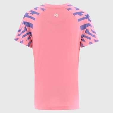 O'Neills Clare GAA Kids' Electro T-Shirt Pink / Purple / White