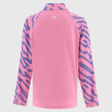 O'Neills Donegal GAA Kids' Electro Brushed Half Zip Pink / Purple / White