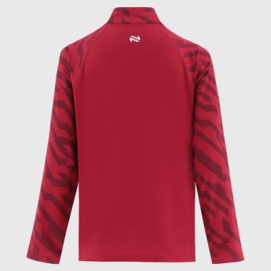O'Neills Louth GAA Kids' Electro Half Zip Top Red / White