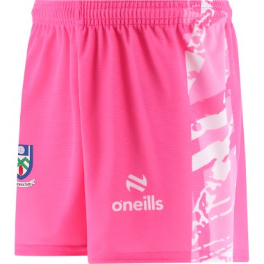 O&#039;Neills Monaghan GAA Kids&#039; Electro Shorts Pink / White