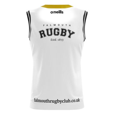Falmouth Rugby Club Youth Heritage Vest White