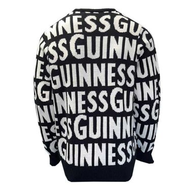 Guinness All Over Print Sweatshirt Black / White