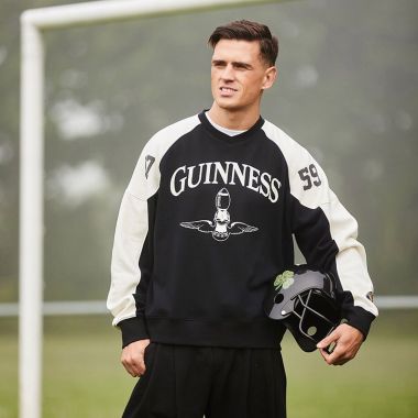 Guinness American Football Sweatshirt Black / White