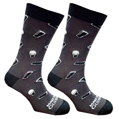 Guinness &#039;Gift of Guinness&#039; Boxer &amp; Socks Set Black / Grey