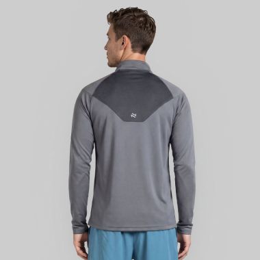 O'Neills Men's Tempus Half Zip Midlayer Grey / Dark Grey / Grey