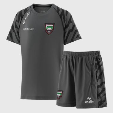 O'Neills Sligo GAA Kids' Electro T-Shirt & Shorts Set Grey