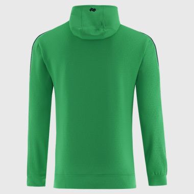 O'Neills Fermanagh GAA Kids' Hydra Fleece Pullover Hoodie Green / Marine / White