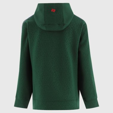 O'Neills Mayo GAA Kids' Hydra Fleece Pullover Hoodie Bottle / Marine / Red