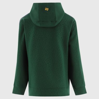 O'Neills Kerry GAA Kids' Hydra Fleece Pullover Hoodie Bottle / Marine / Amber