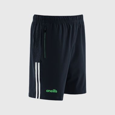 O'Neills Fermanagh GAA Kids' Hydra Woven Shorts Marine / White / Green