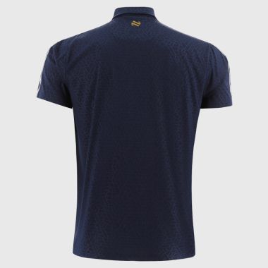 O&#039;Neills Antrim GAA Men&#039;s Hydra Polo Shirt Marine / White / Amber