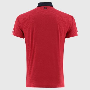 O'Neills Cork GAA Men's Hydra Polo Shirt Red / Marine / White