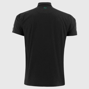 O&#039;Neills Kildare GAA Men&#039;s Hydra Polo Shirt Black / White / Bottle