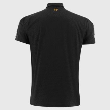 O&#039;Neills Kilkenny GAA Men&#039;s Hydra Polo Shirt Black / White / Amber