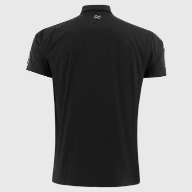 O&#039;Neills Sligo GAA Men&#039;s Hydra Polo Shirt Black / White / Dark Grey