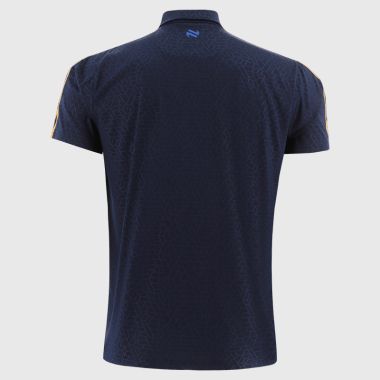 O'Neills Wicklow GAA Men's Hydra Polo Shirt Marine / Amber / Royal