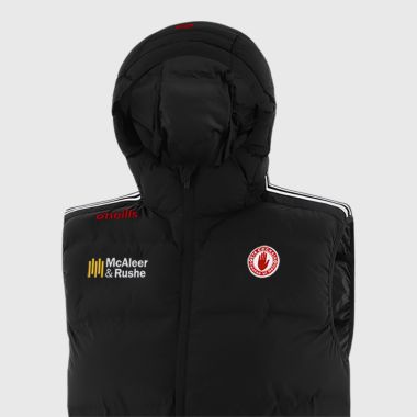 O&#039;Neills Tyrone GAA Men&#039;s Hydra Hooded Padded Gilet Black / White / Red